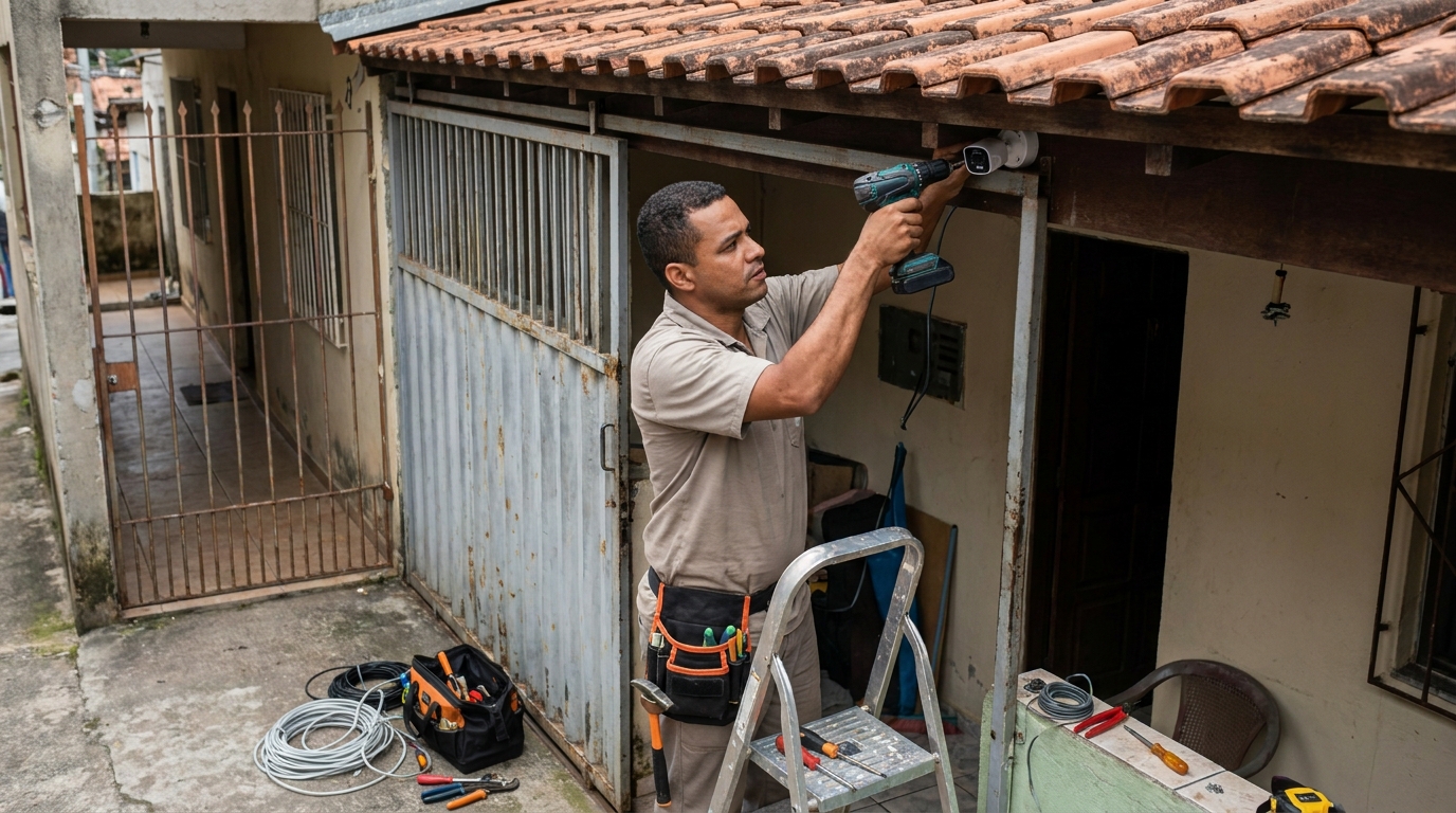 Instalacao de cameras de seguranca em São Carlos‑SP