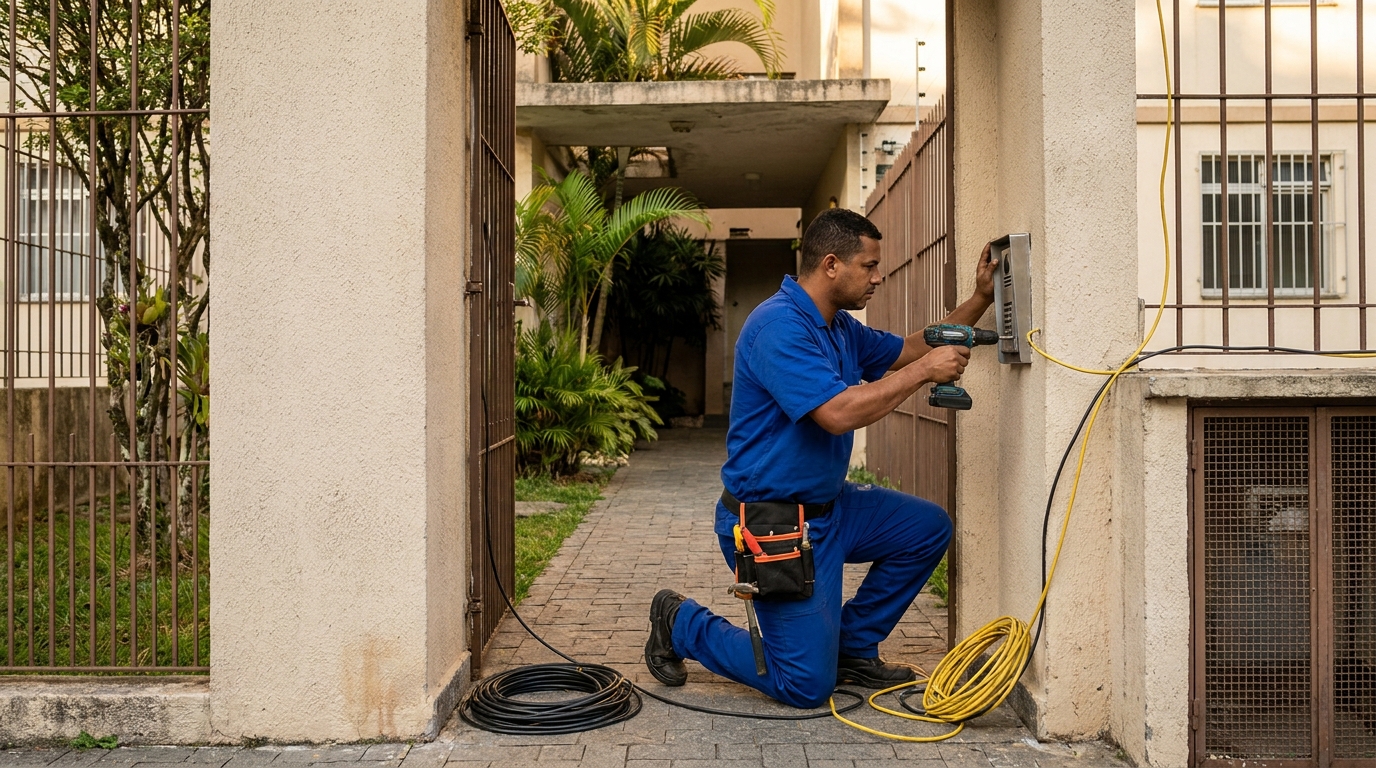 Instalacao de interfone profissional em São Carlos‑SP